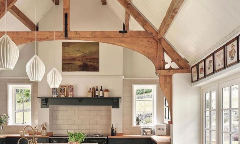 20 Most Beautiful Kitchen With Vaulted Ceiling Ideas