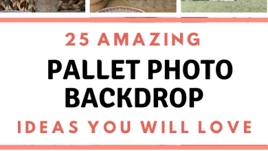 25 Beautiful And Creative Pallet Photo Backdrop Ideas