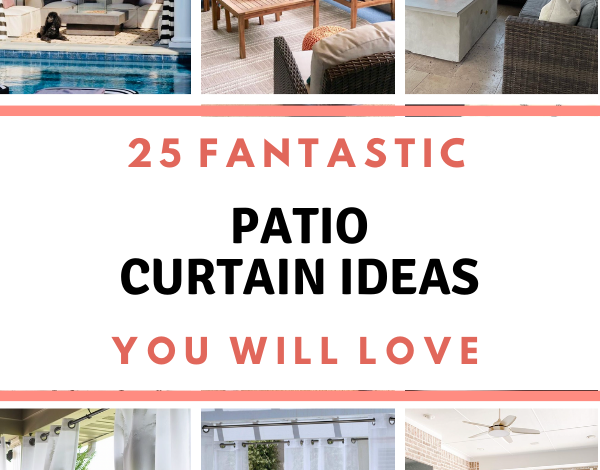 25 Beautiful And Elegant Patio Curtain Ideas you Will Love