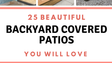 25 Beautiful Backyards With Covered Patios For A Dreamy Oasis