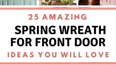 25 Beautiful Spring Wreaths for Front Door Ideas