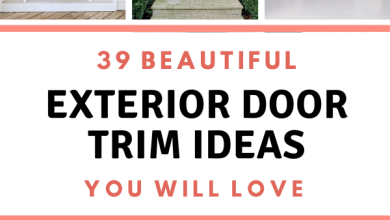 39 Timeless Exterior Door Trim Ideas For Your Entryway